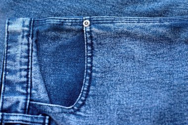 Cebi ve kot perçin. Lif ve kumaş yapısı doğal temiz denim. Arka plan tasarımı için