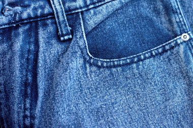 Cebi ve kot perçin. Lif ve kumaş yapısı doğal temiz denim. Arka plan tasarımı için