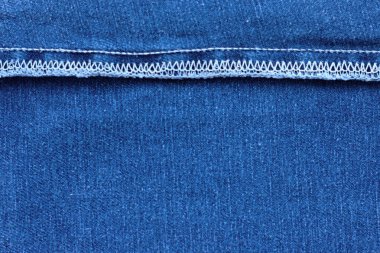 Denim jeans doku, arka plan tasarımı için. Lif ve kumaş yapısı