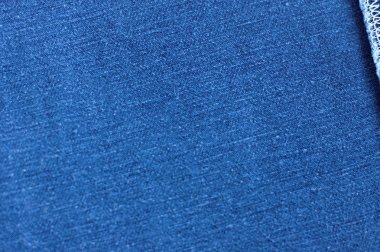 Denim jeans doku, arka plan tasarımı için. Lif ve kumaş yapısı