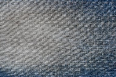 Denim jeans doku, arka plan tasarımı için. Lif ve kumaş yapısı