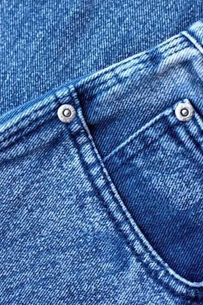 Vista Cerca Jeans Azules Espacio Abstracto Textura Mezclilla Limpia Natural — Foto de Stock