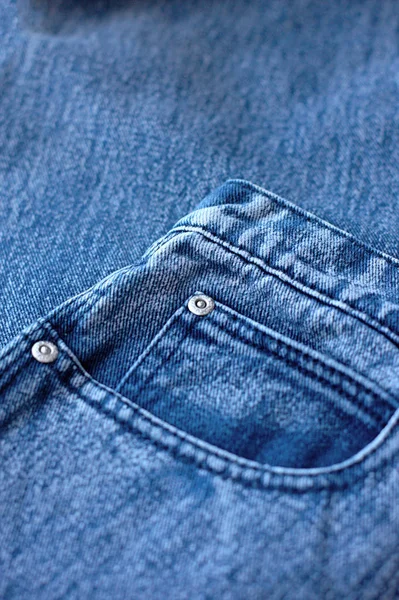 Blå Jeans Närbild Visa Till Abstrakt Utrymme Tom Naturlig Ren — Stockfoto