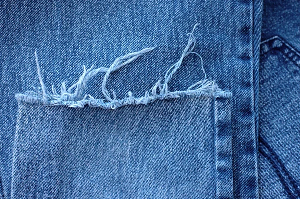 Denim Jeans Doku Arka Plan Tasarımı Için Lif Kumaş Yapısı — Stok fotoğraf