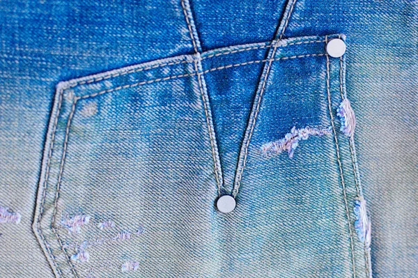 Mavi Jeans Closeup Görünümü Alanı Boş Denim Doku Soğuk Parlak — Stok fotoğraf