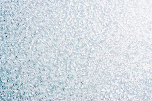Frozen Winter Abstract Background Pattern Window Glass Copy Space — Stockfoto