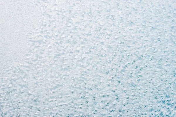 Frozen Winter Abstract Background Pattern Window Glass Copy Space — Stockfoto