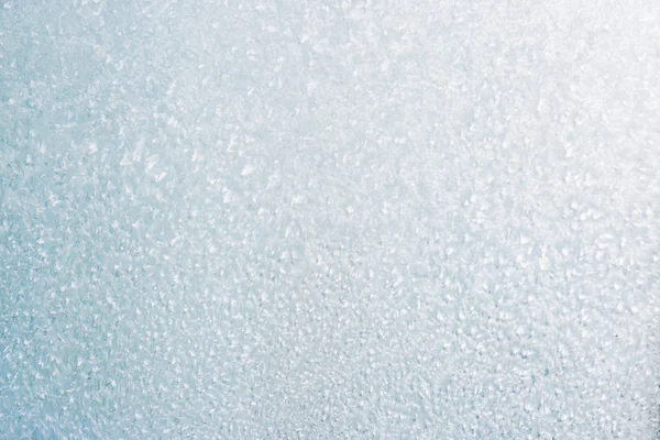 Frostmuster Auf Gefrorenen Fenstern Als Symbol Des Weihnachtswunders Weihnachten Oder — Stockfoto