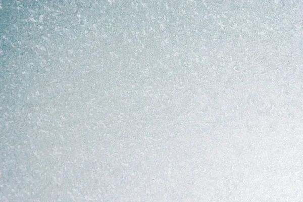 Frostlicht Hintergrund Nahaufnahme Gefrorene Winterfensterscheibe Beschichtet Glänzende Eisige Muster — Stockfoto