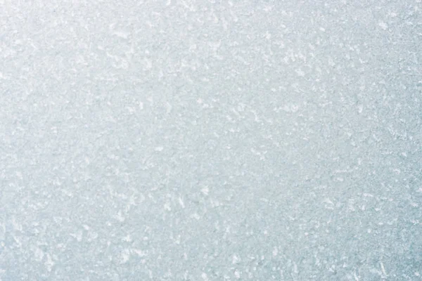 クリスマスの不思議のシンボルとして凍結窓に霜のパターン クリスマスや新年の背景 スペースのコピー — ストック写真