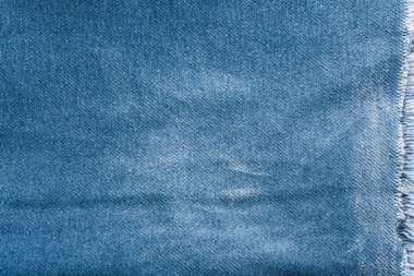 Arka plan jeans, mavi kot doku kumaş dikiş şık tasarımı ile. Boş desen kopya alanı