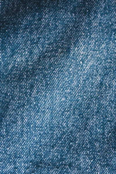 Background Jeans Blue Denim Texture Fabric Seam Fashionable Design Empty — Stock Photo, Image