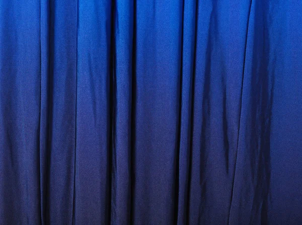 Vacker mörk blå tyg som närbild för din design — Stockfoto