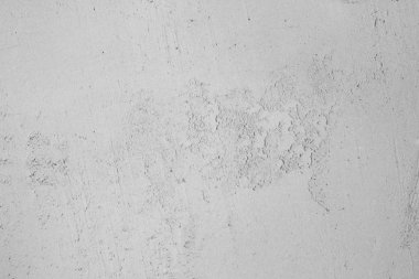 Eski gri çimento duvar arka plan, beyaz beton doku. Sıva 
