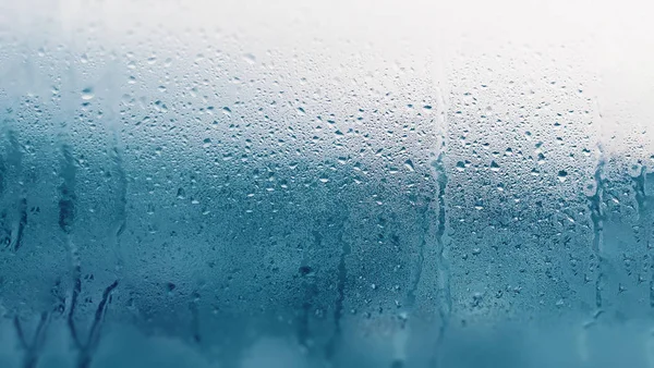 Detail of moisture condensation problems, hot water vapor conden — Stock Photo, Image