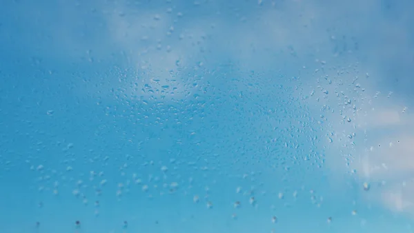 Realistic water droplets for decoration and covering on the tran — Stock Photo, Image