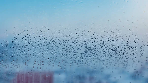 Gotas de água realistas para decoração e cobertura no tran — Fotografia de Stock