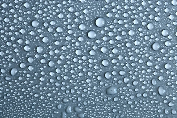大量的水滴 摘要背景纹理 瀑布在坚实的背景上 在干净的表面上收集气泡 一系列自然照片 — 图库照片