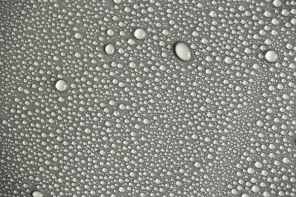 Gotas Água Fundo Claro Vista Superior Close Macro Grande Fundo — Fotografia de Stock