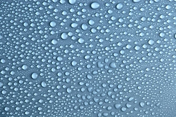 Gotas Água Fundo Claro Vista Superior Close Macro Grande Fundo — Fotografia de Stock