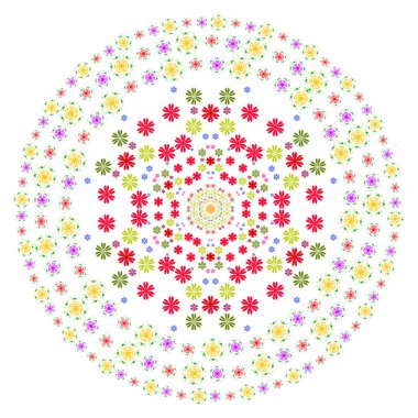 Soyut çok renkli kaleydoskop arkaplanları. Soyut etnik vektör duvar kağıdı. Renkli tekrarlayan mozaik-taşıyıcı. Vektör illüstrasyonu