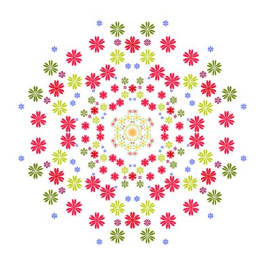 Soyut çok renkli kaleydoskop arkaplanları. Soyut etnik vektör duvar kağıdı. Renkli tekrarlayan mozaik-taşıyıcı. Vektör illüstrasyonu