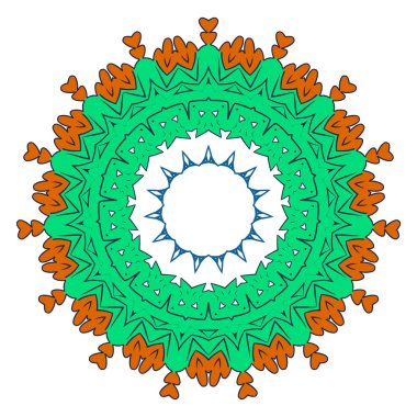 Soyut çok renkli kaleydoskop arkaplanları. Soyut etnik vektör duvar kağıdı. Renkli tekrarlayan mozaik-taşıyıcı. Vektör illüstrasyonu