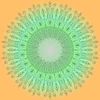 Soyut çok renkli kaleydoskop arkaplanları. Soyut etnik vektör duvar kağıdı. Renkli tekrarlayan mozaik-taşıyıcı. Vektör illüstrasyonu