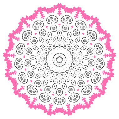 Soyut çok renkli kaleydoskop arkaplanları. Soyut etnik vektör duvar kağıdı. Renkli tekrarlayan mozaik-taşıyıcı. Vektör illüstrasyonu