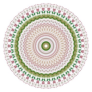 Soyut çok renkli kaleydoskop arkaplanları. Soyut etnik vektör duvar kağıdı. Renkli tekrarlayan mozaik-taşıyıcı. Vektör illüstrasyonu