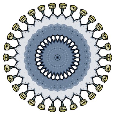 Soyut çok renkli kaleydoskop arkaplanları. Soyut etnik vektör duvar kağıdı. Renkli tekrarlayan mozaik-taşıyıcı. Vektör illüstrasyonu