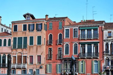İtalya, Venedik 'in San Marco bölgesinde eski bir kasaba.