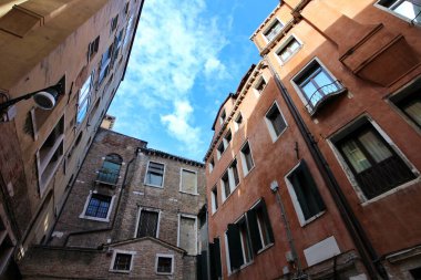 İtalya, Venedik 'in San Marco bölgesinde eski bir kasaba.