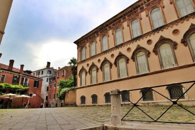 İtalya, Venedik 'in San Marco bölgesinde eski bir kasaba.