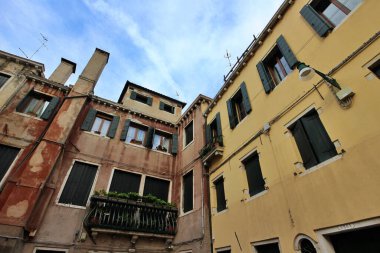 İtalya, Venedik 'in San Marco bölgesinde eski bir kasaba.