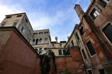 İtalya, Venedik 'in San Marco bölgesinde eski bir kasaba.