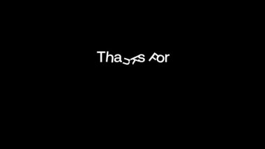 Ekran sonu videosu animasyonunu izlediğiniz için teşekkürler