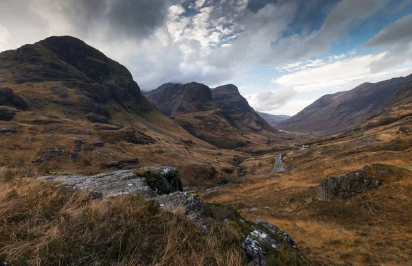 Vista Desde Las Montañas Las Tres Hermanas Kinlochleven Highlands Escocia —  Fotos de Stock
