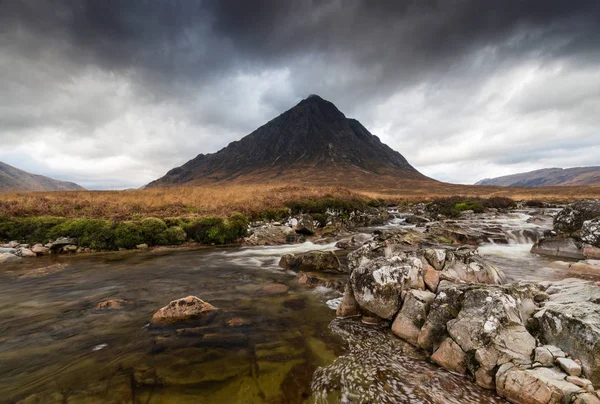 Waterval Rivier Nabij Ballachulish Scotland — Stockfoto