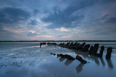 SS Nornen Gemi Enkazı, Güneş doğarken Burnham Denizinde
