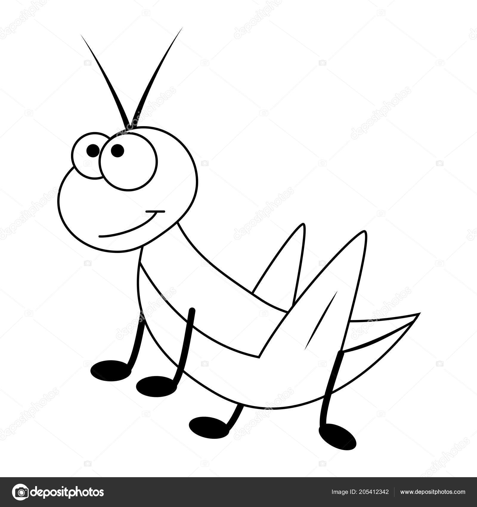 How to Draw a Grasshopper Step by Step Easy Drawing - YouTube