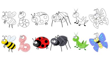 Okul öncesi çocuklar için kitap sayfa boyama