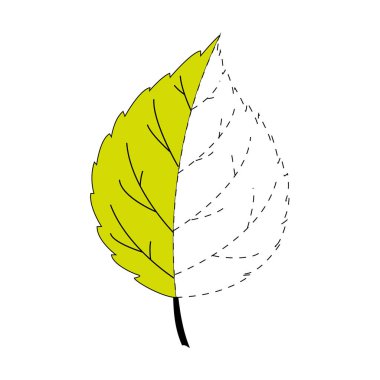 Vektör çizim çocuklar için eğitici bir oyun nokta nokta. Au