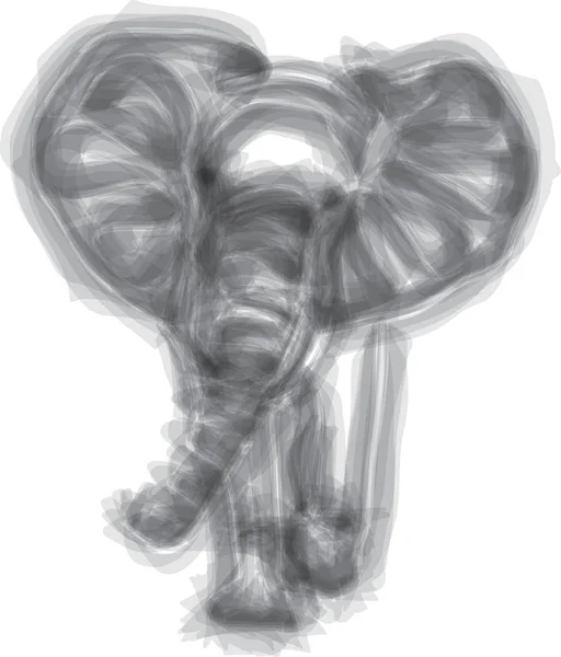 Векторная Иллюстрация Слона — стоковый вектор