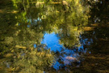 Göldeki su yansıması