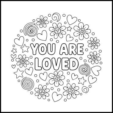 İlham verici tırnak boyama sayfaları