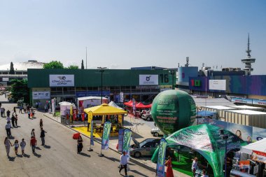 Selanik, Yunanistan - 08 Eylül 2019: Kalabalıkla birlikte 84..