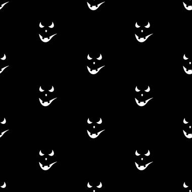 Korkunç yüzler Halloween pumpkins kümesi vektör çizim