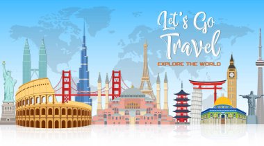 Dünya ile ünlü mimari yerler keşfetmek