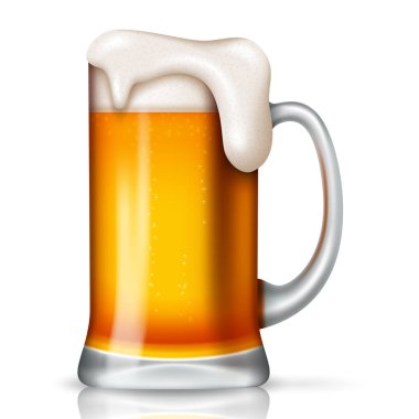 St Patrick's günü arka plan cam bira ile